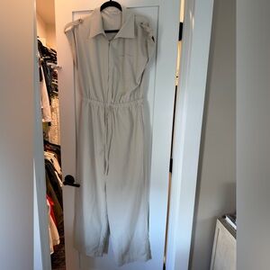 Sage Cream Jumpsuit